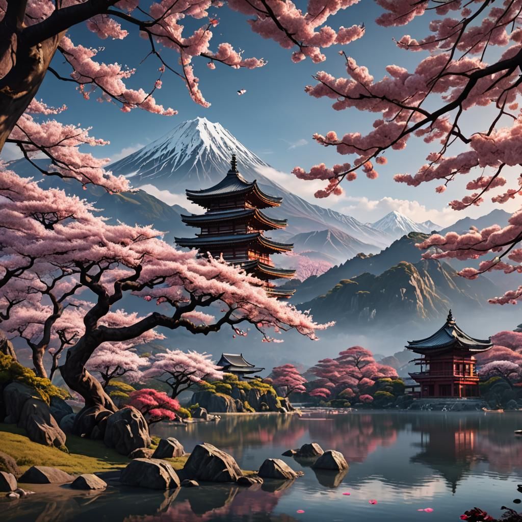 A beautiful ancient sakura tree 😍
