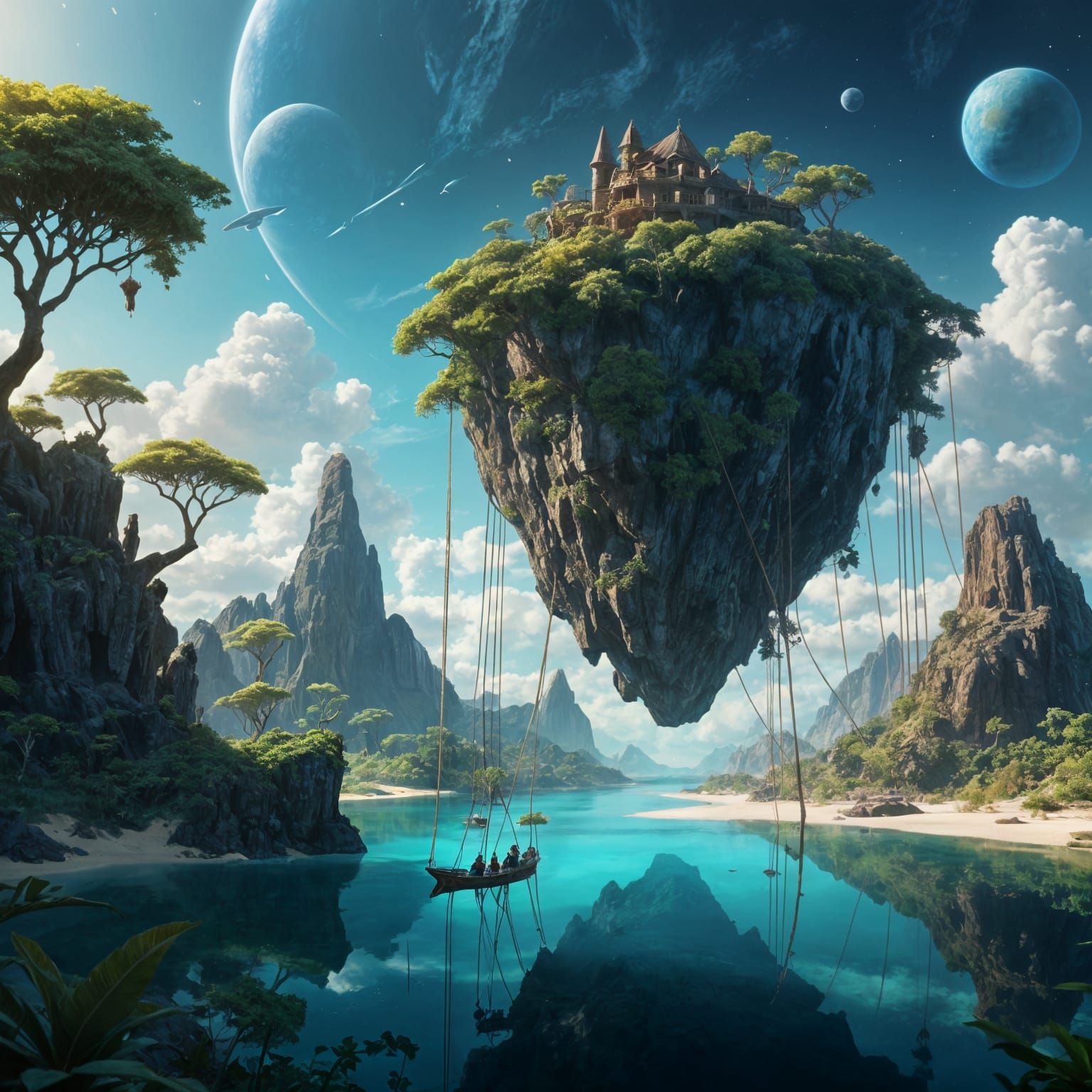 Floating Island  by @Crafter5280