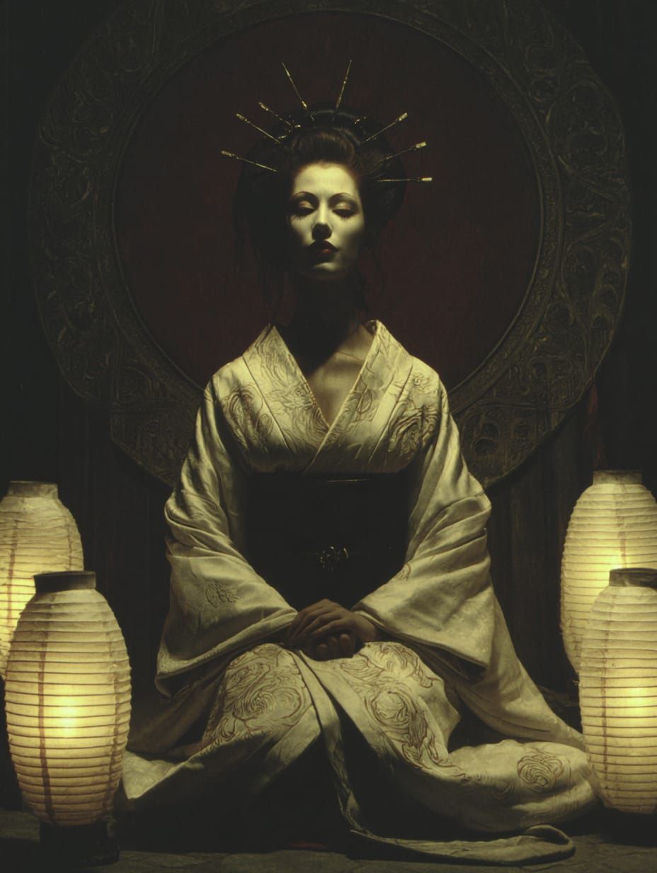 “Still as night, sharp as sorrow; her silence cuts deeper than blades.”