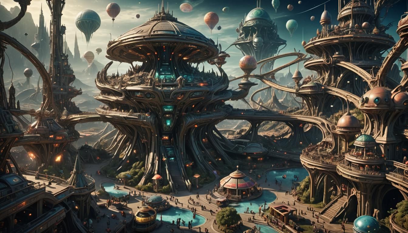 Intergalactic Fun Zone  by @Alex Sevin