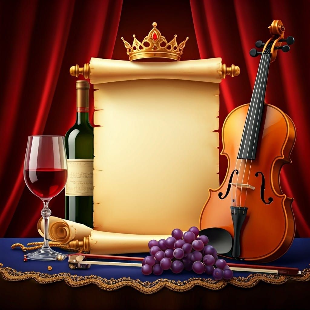 Luxurious Jewish Royal Background in Opulent Style