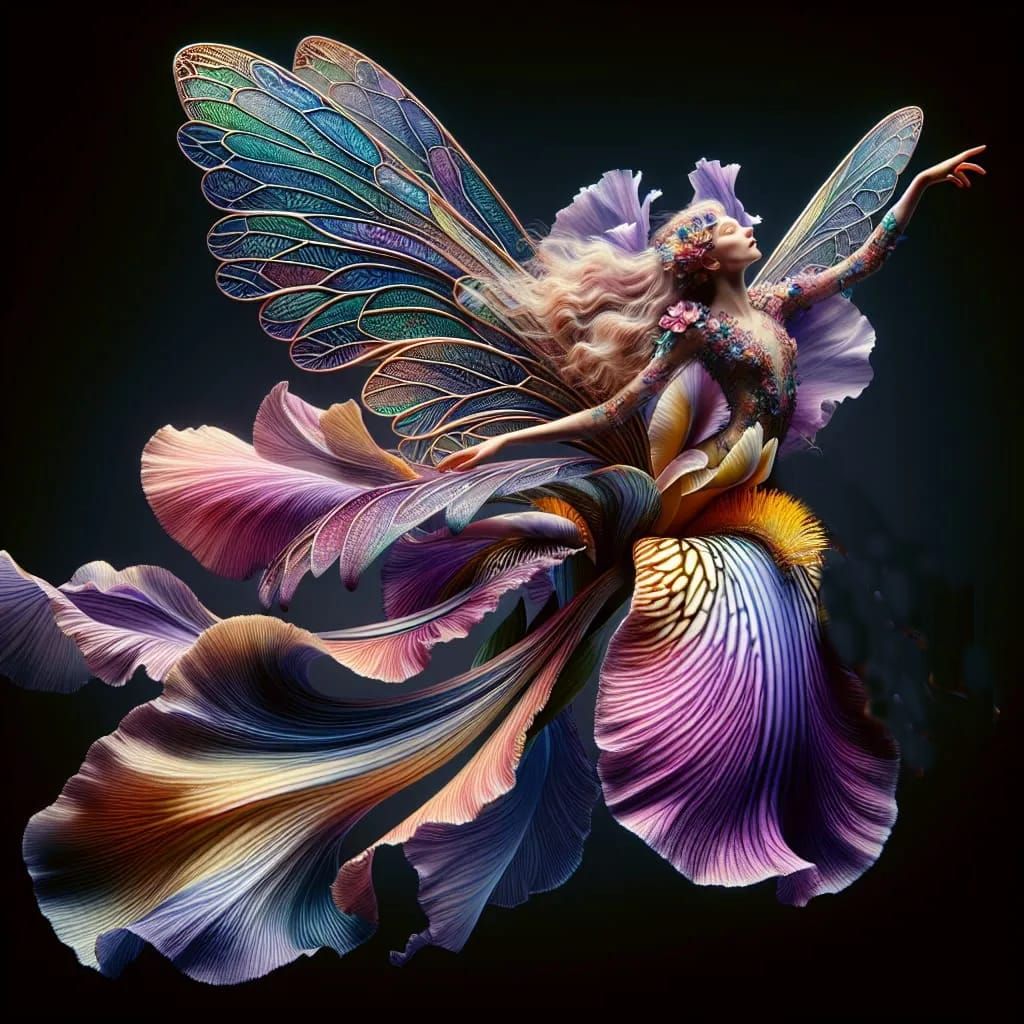 Iris the rainbow goddess