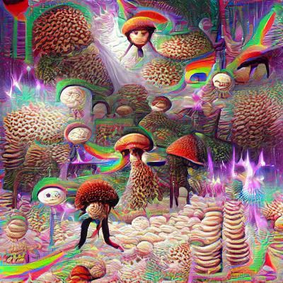 Mushroom forest of Good Vibes