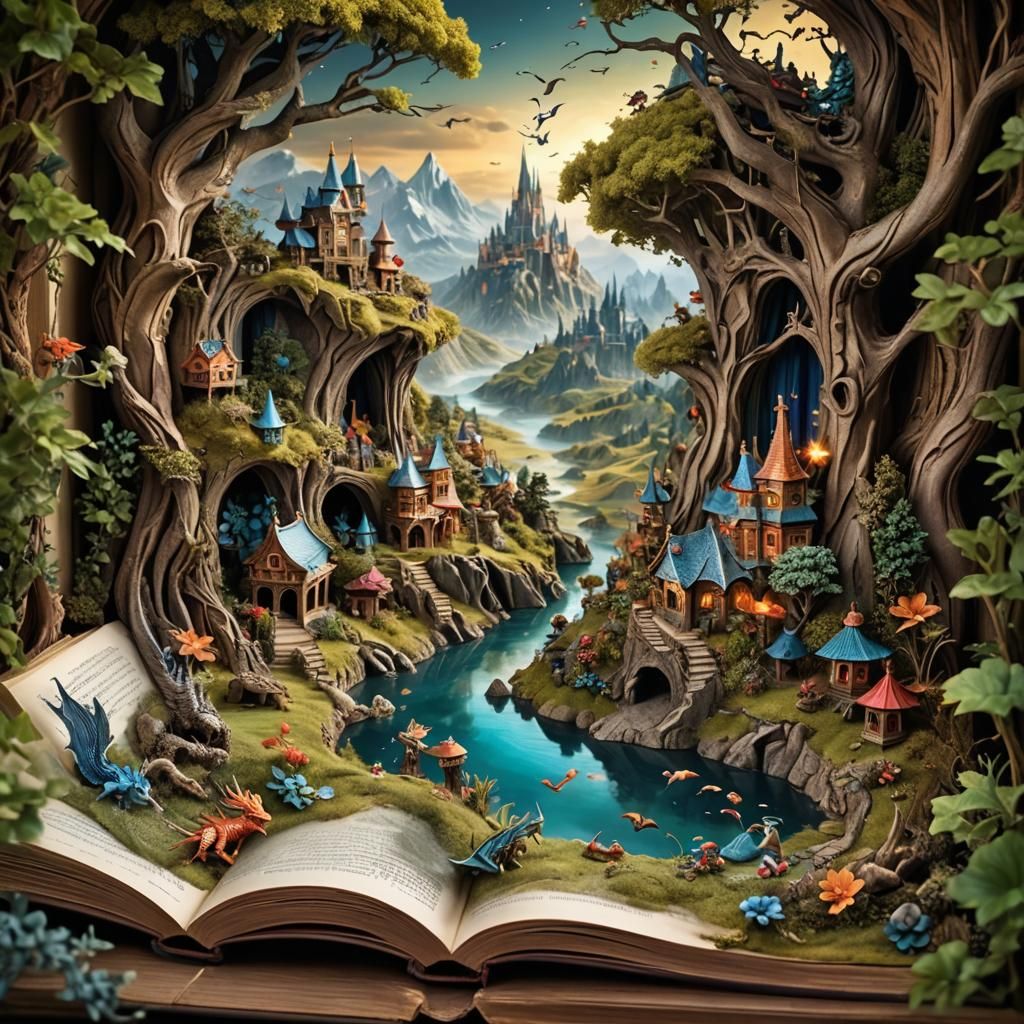 Peaceful fantasy world📖🧚🏻‍♂️