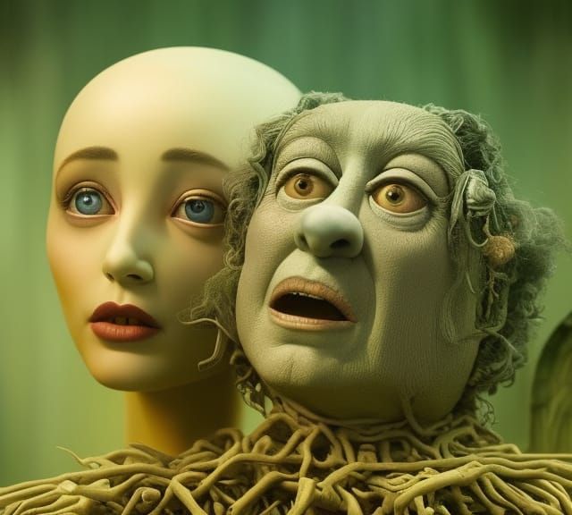 Surreal Dreamscape: A Detailed Stop-Motion Vision