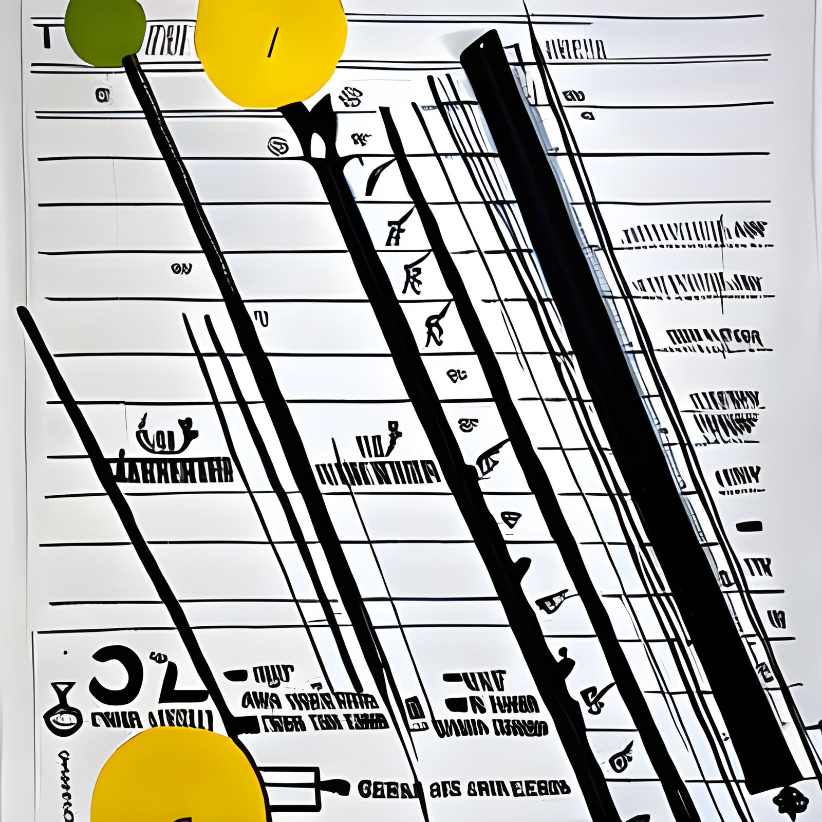 Graphic score - AI Generated Artwork - NightCafe Creator