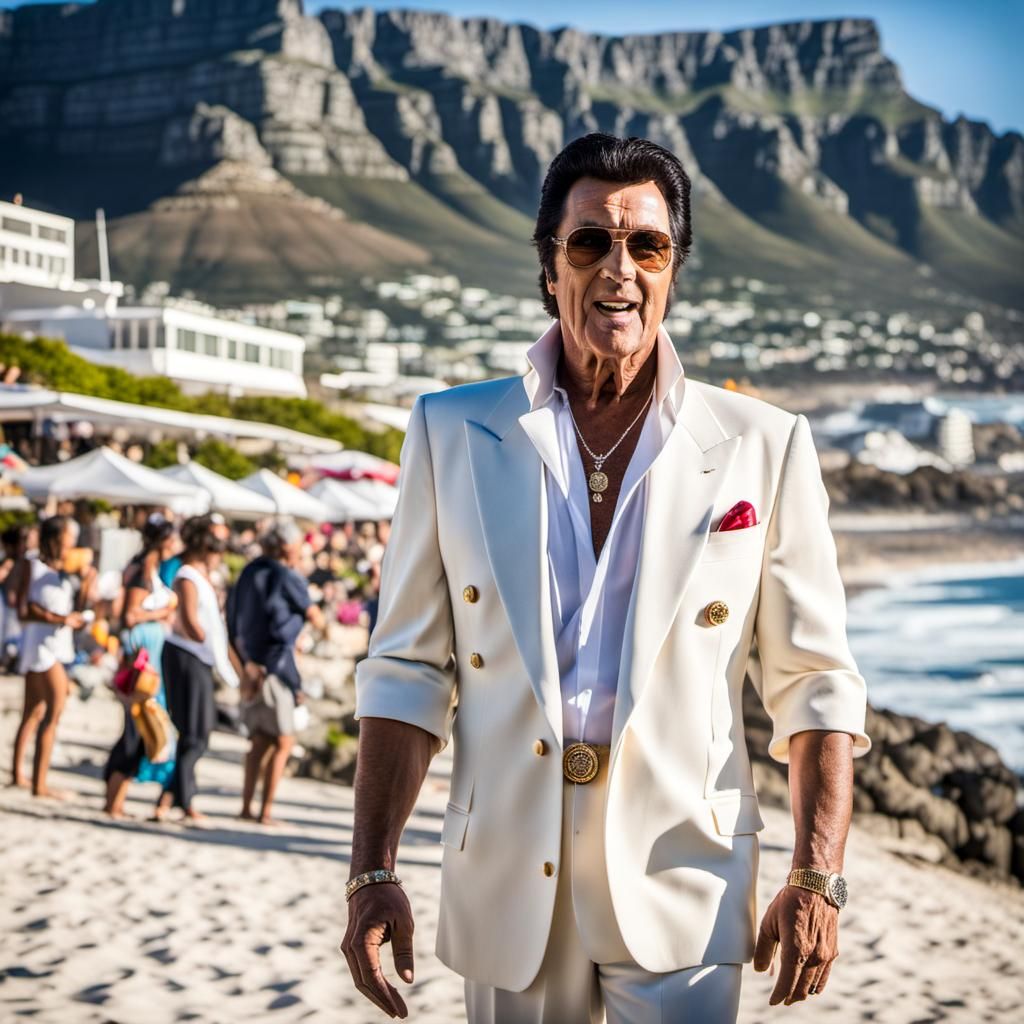 "Elvis is alive and well and living in Cape Town"  by @Clive