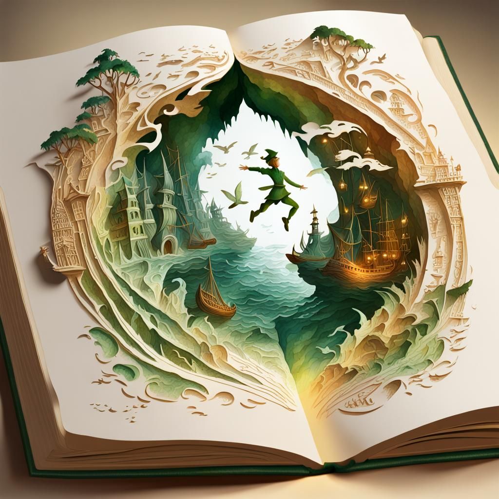 Peter Pan in Neverland.  by @Simone Hollywood