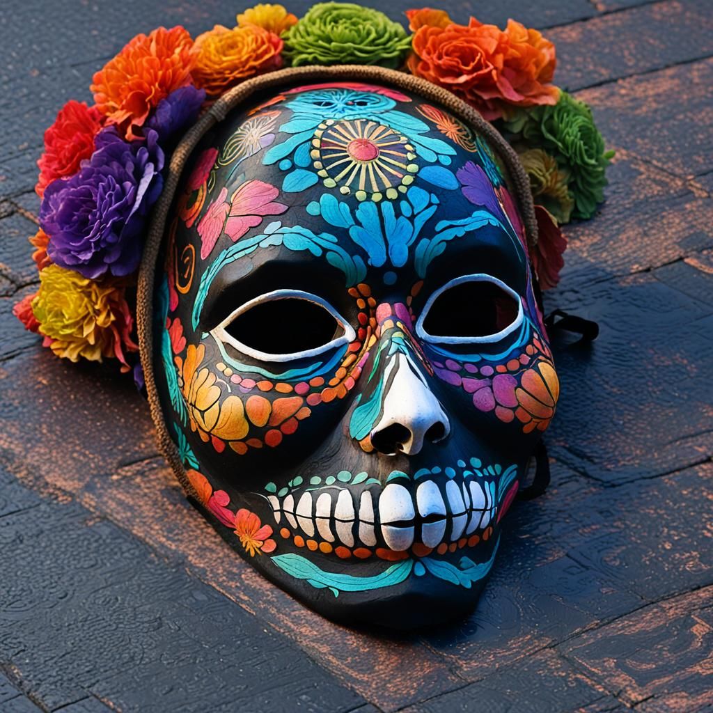 LOST MEXICAN CATRINA MASK