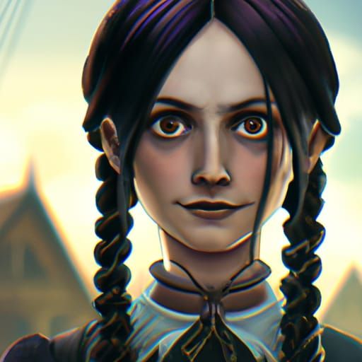 Disturbing AI-Made Wednesday