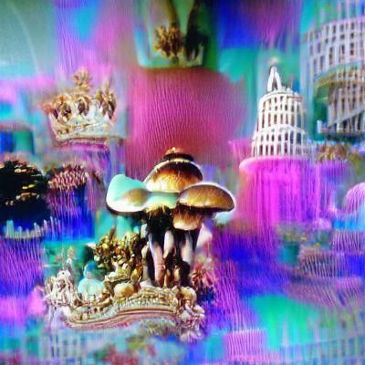 Rococo mushroom city