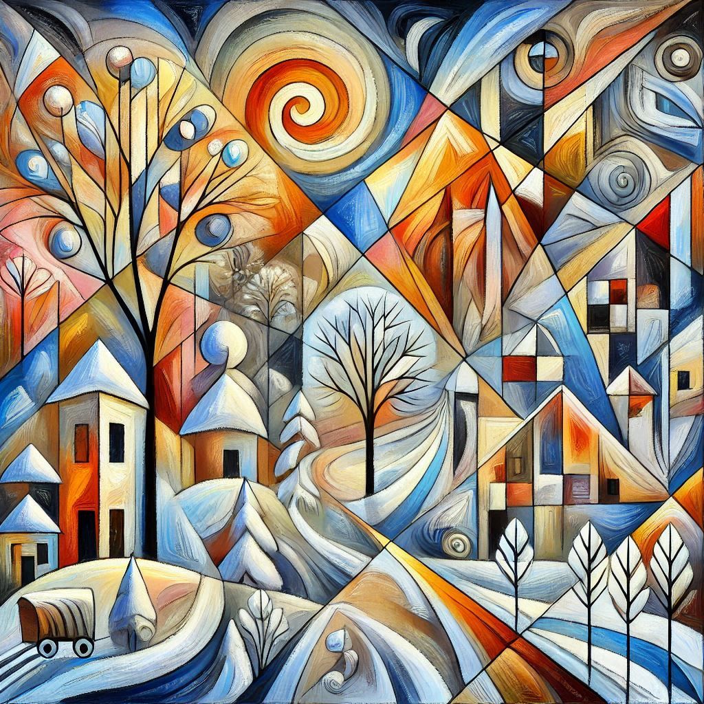 Winter scenery, Picasso