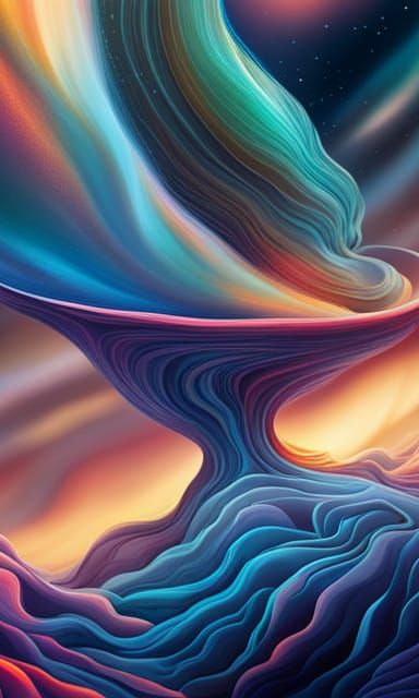 Galactic Swirl - AI Generated Artwork - NightCafe Creator