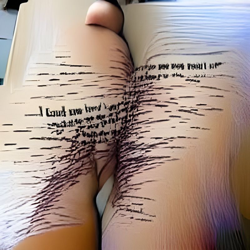 I read between the lines and touched your leg again