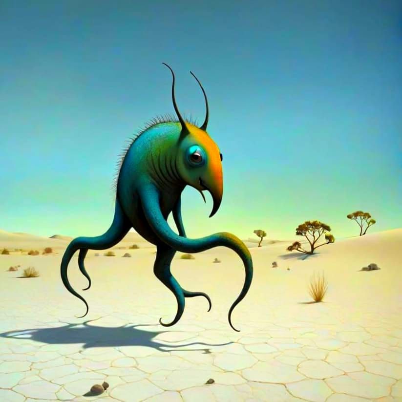 Surrealistic Wonderland of Whimsical Creatures