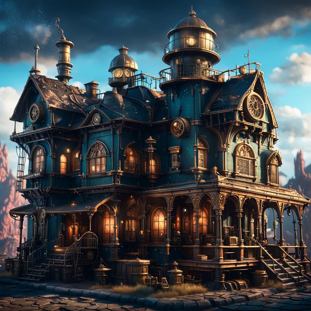 Steampunk House. 