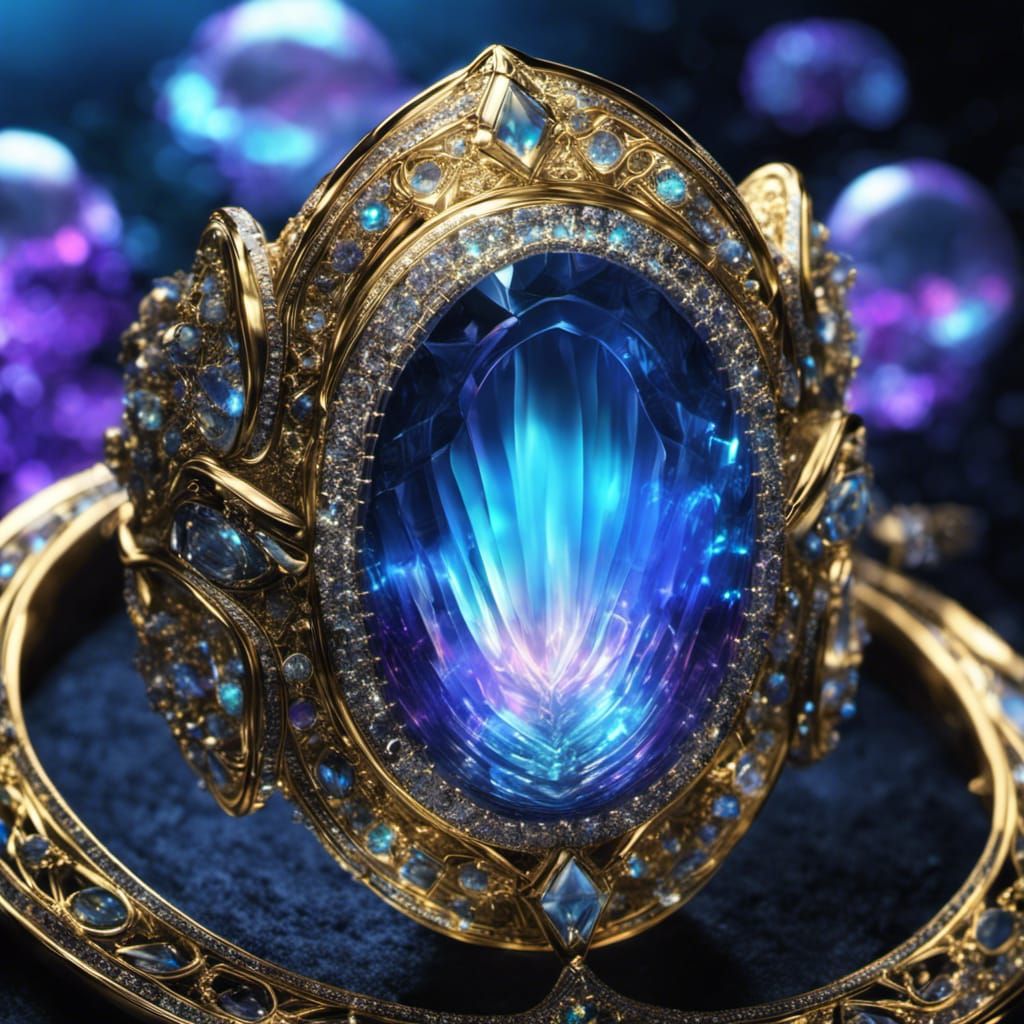 Gemstone AI Generated Artwork NightCafe Creator