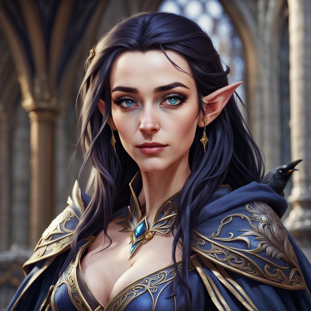 Female High Elf - AI Generated Artwork - NightCafe Creator