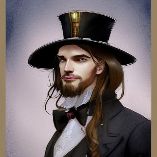 Steampunk Vampire Male 01