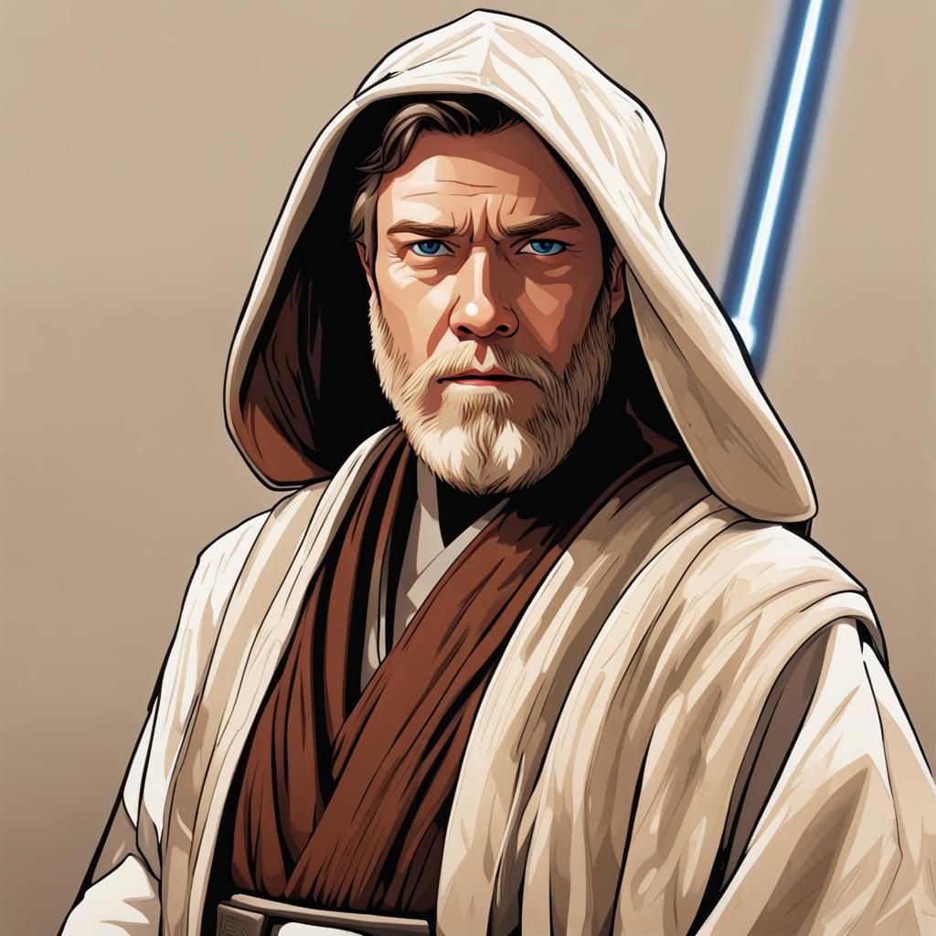 obi wan kenobi - AI Generated Artwork - NightCafe Creator