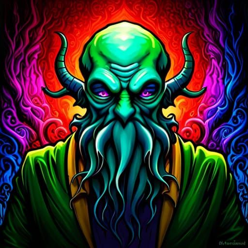 Cthulhu - AI Generated Artwork - NightCafe Creator