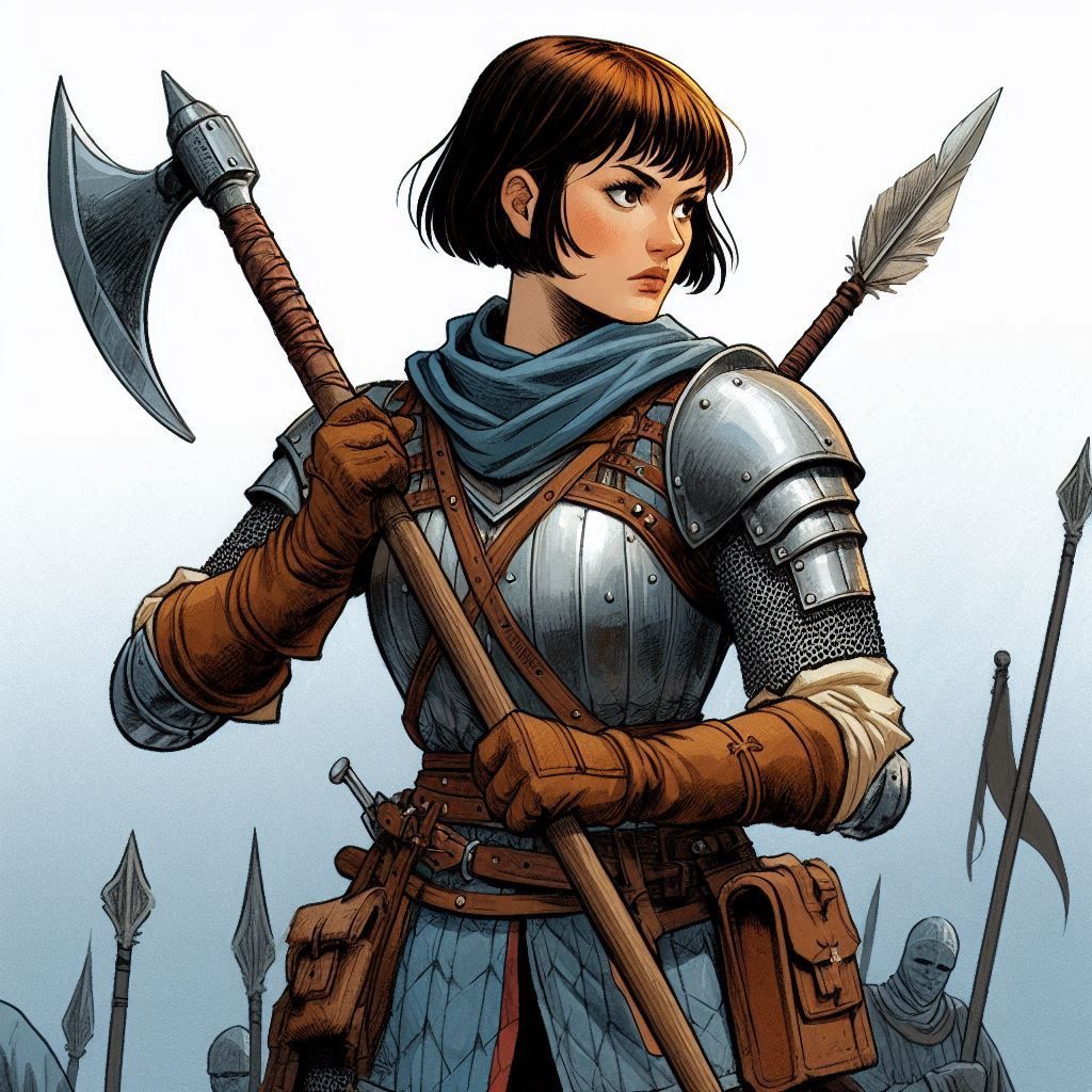 Dane Axe / great axe Girl