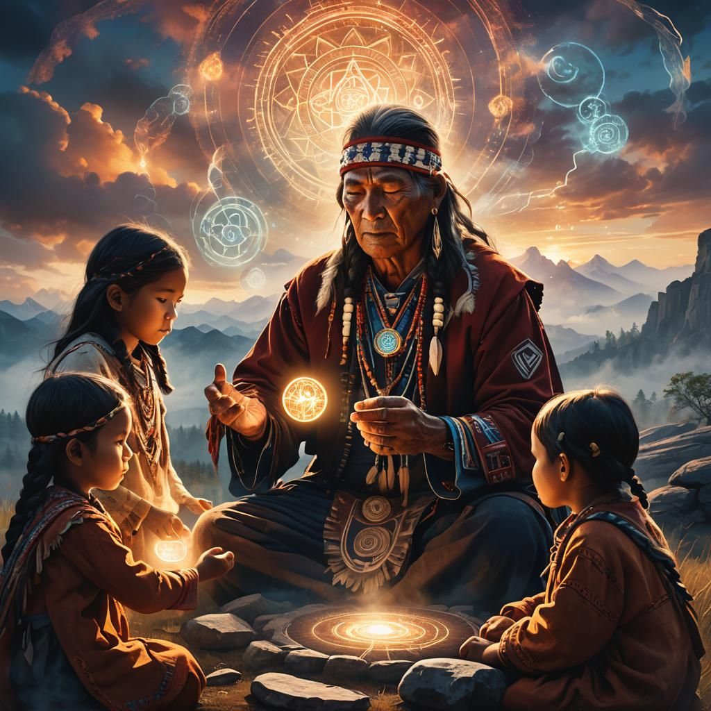 The Ancestors' Wisdom  by @Painting With Words