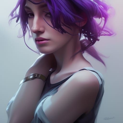 Purple girl