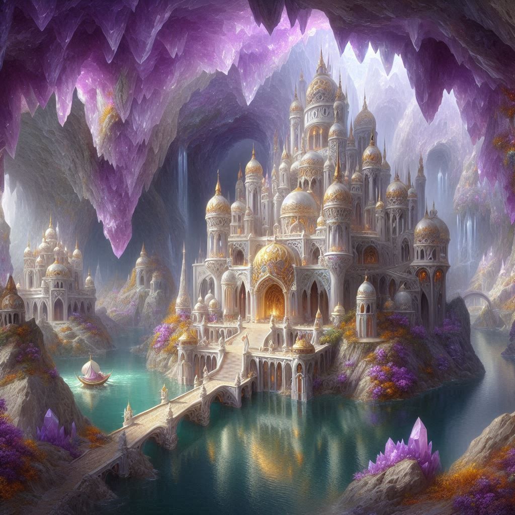 The Sultana's Palace in a Geode on the Elemental Plane of Ea...
