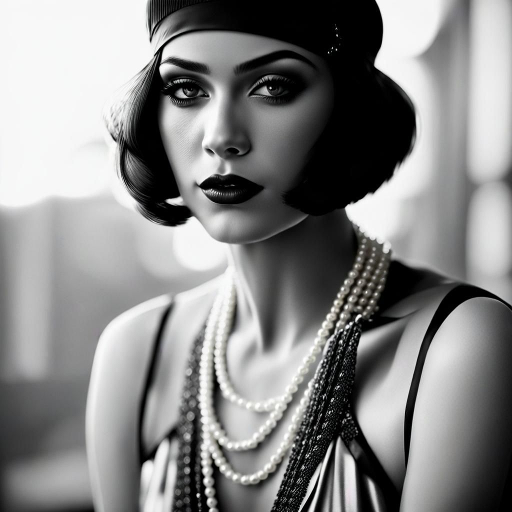 Flapper in Paris AI Generated Artwork NightCafe Creator