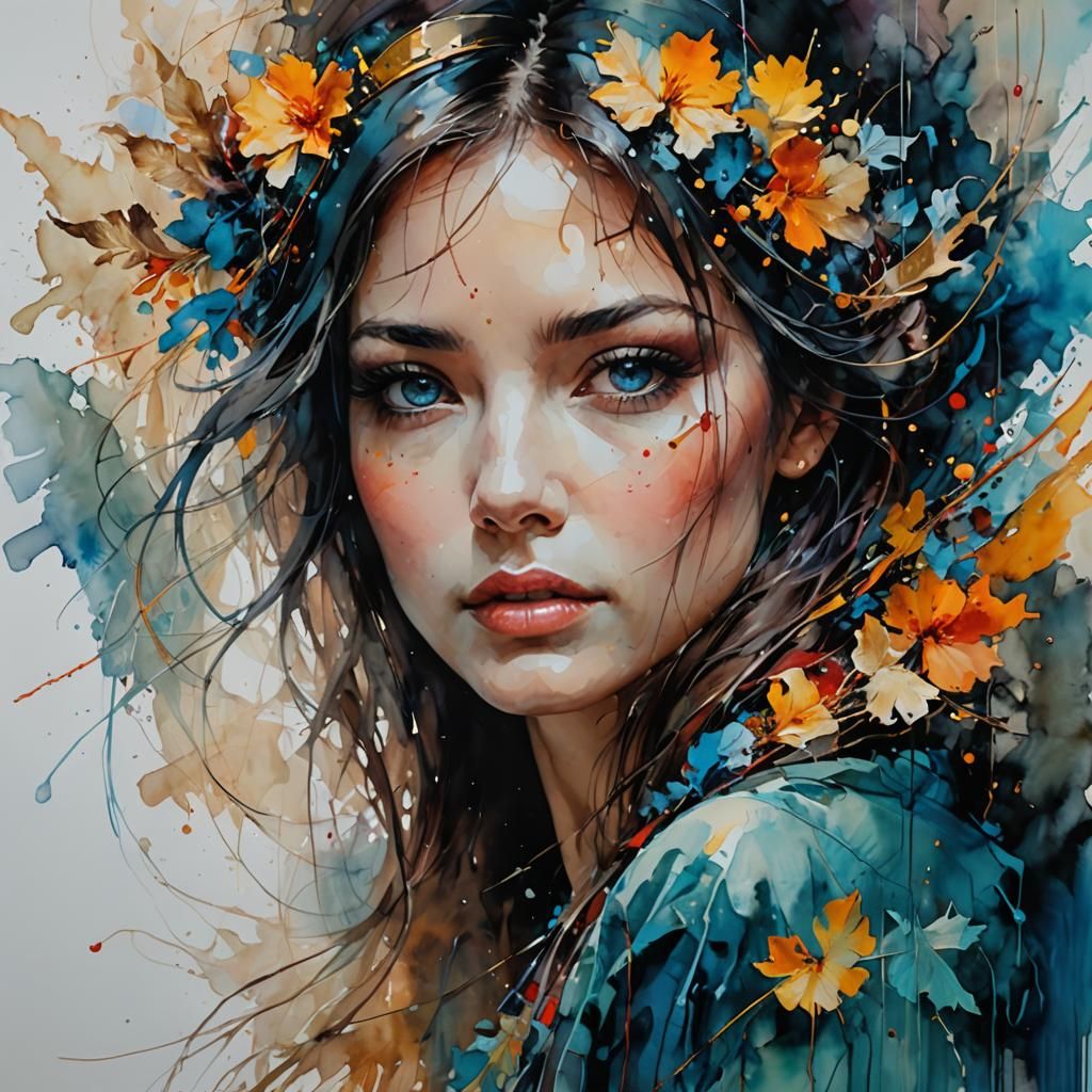 "An abstract representation of joy and serenity."  by @Alex Sumner