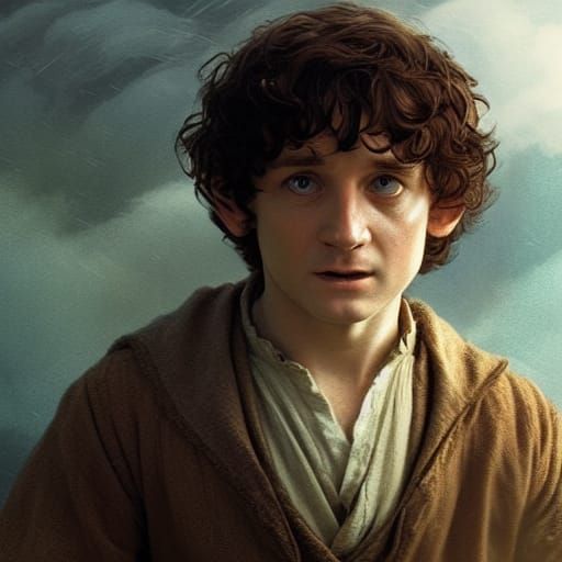 Frodo Baggins - AI Generated Artwork - NightCafe Creator