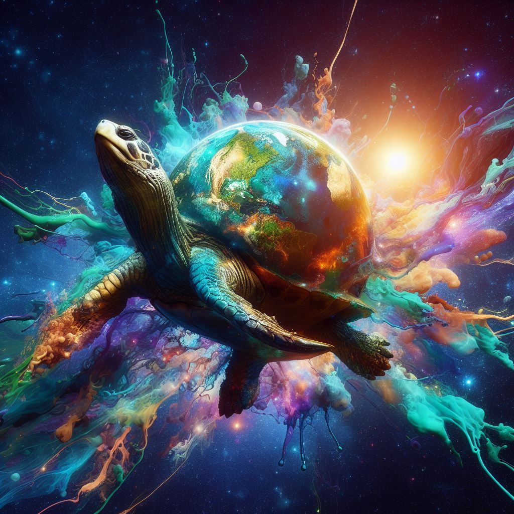 Cosmic Turtle - AI Generated Artwork - NightCafe Creator