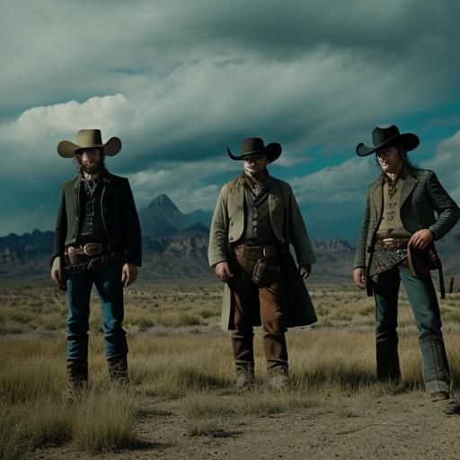 Duel wild west outlaws, wild west people, wild west town , r...