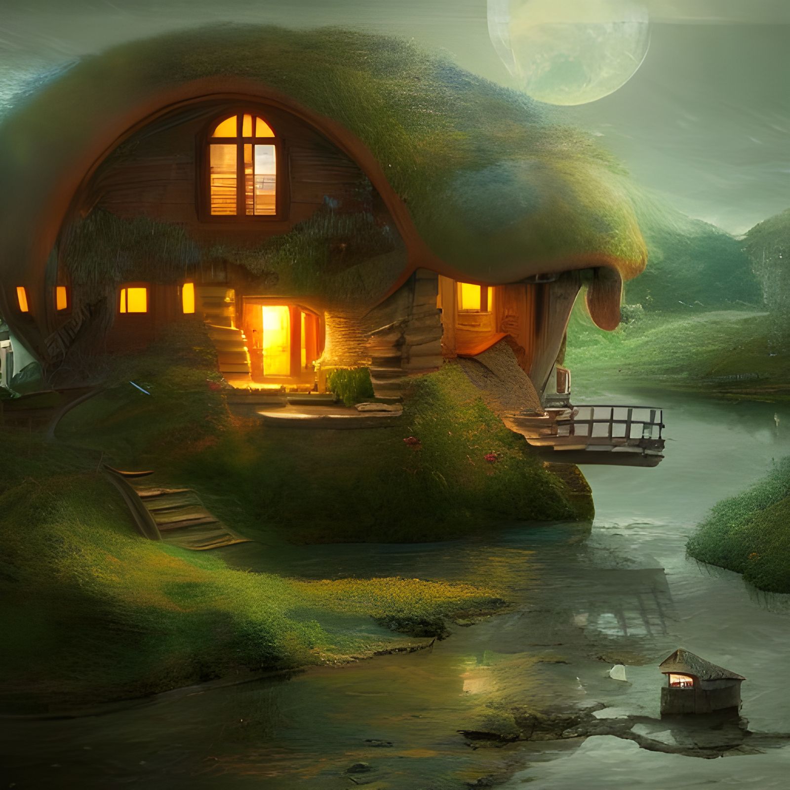 Peat Home in the Scottish Highlands