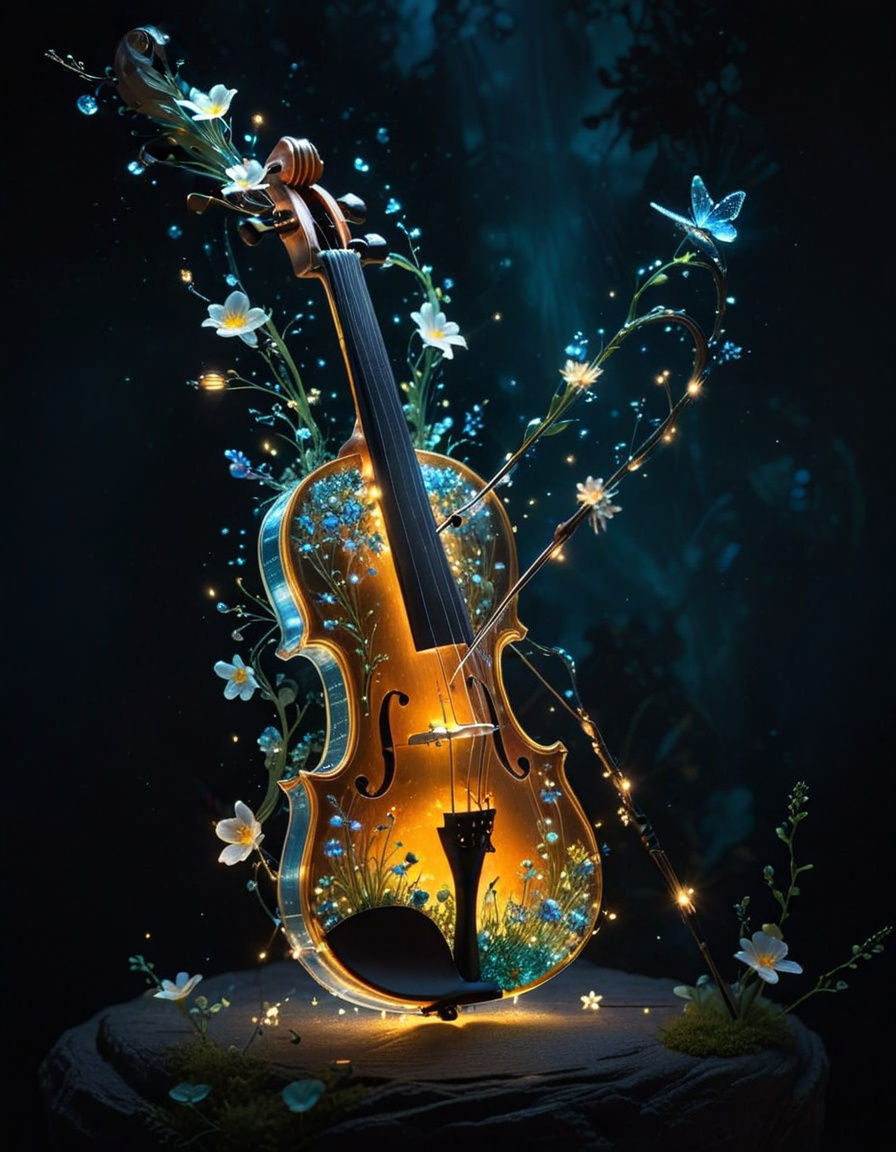 Night Music  by @MelanieL