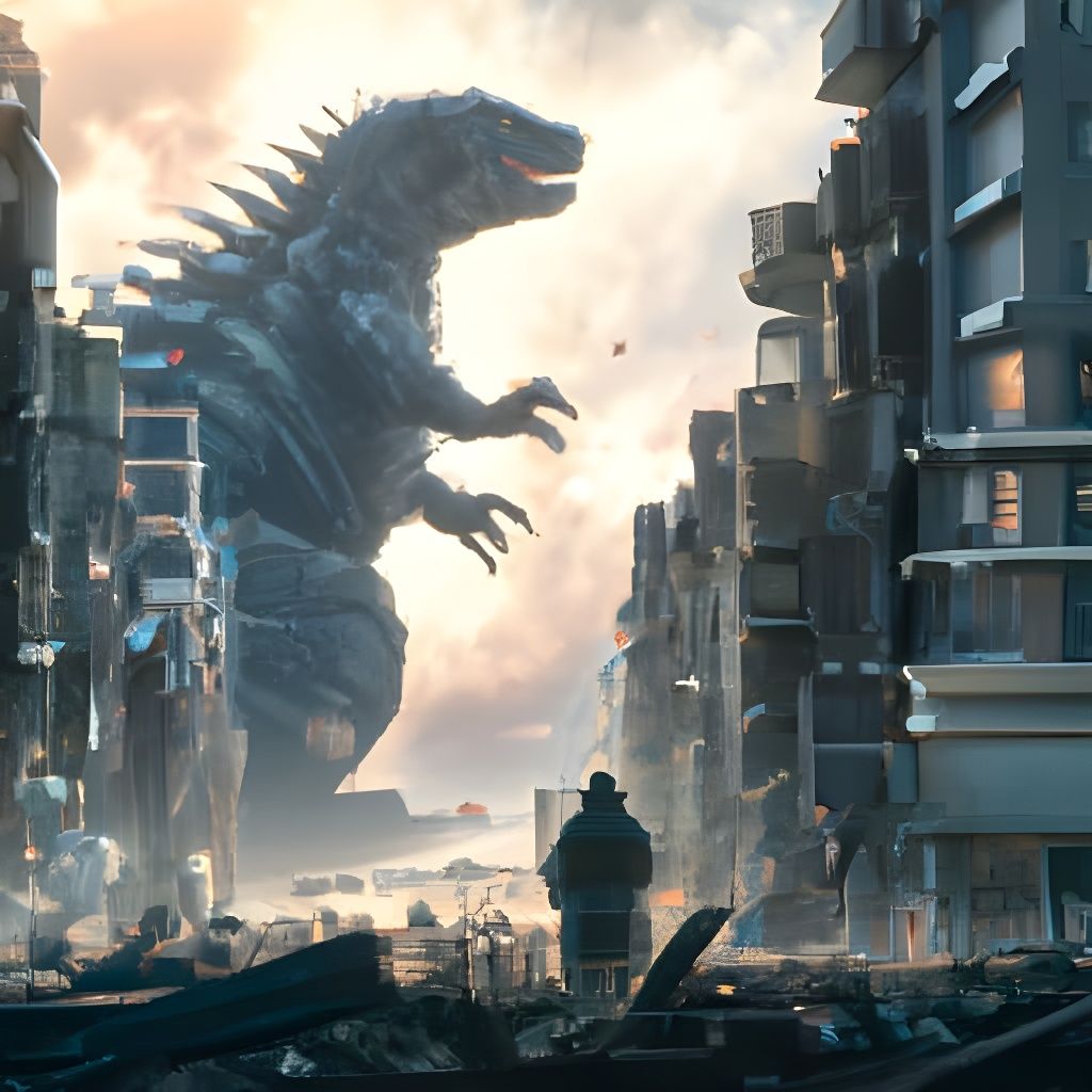Godzilla  by @Sho