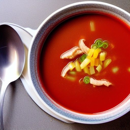 Extremely Hot Soup Daring You To Eat It