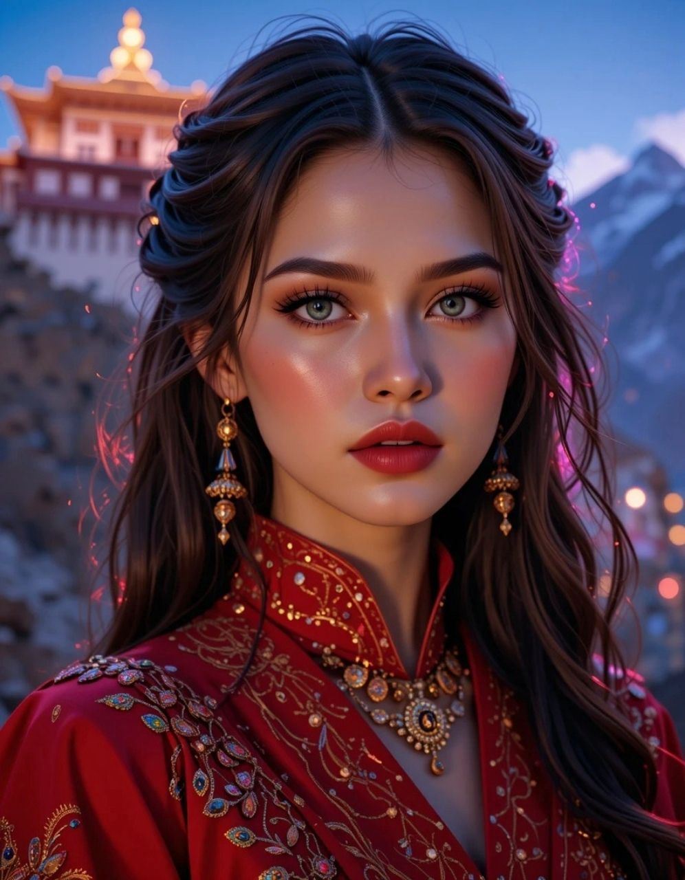 Monastère de Ticksey, Ladakh en inde