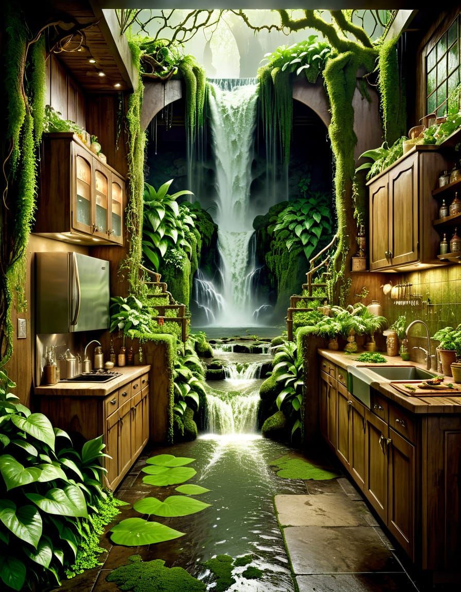 We asked them to install a water unit, not a waterfall!  by @Aethemera