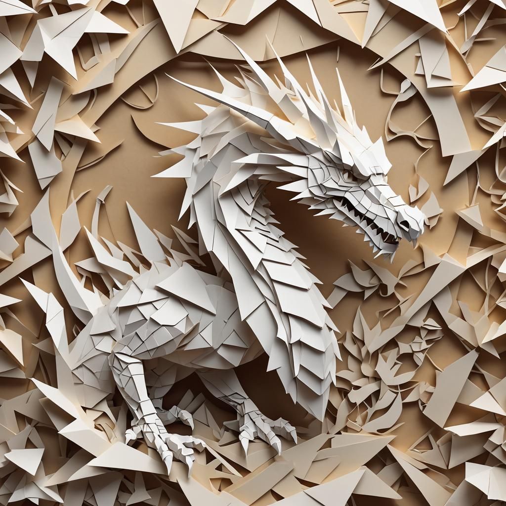 Kirigami the Dragon