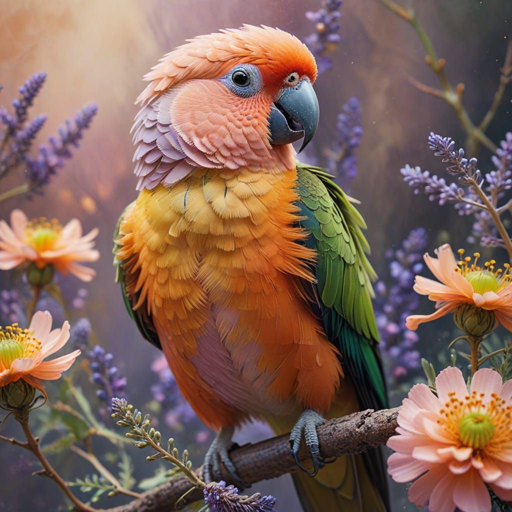 Who's a pretty bird?  0 likes  by @Spring Tide