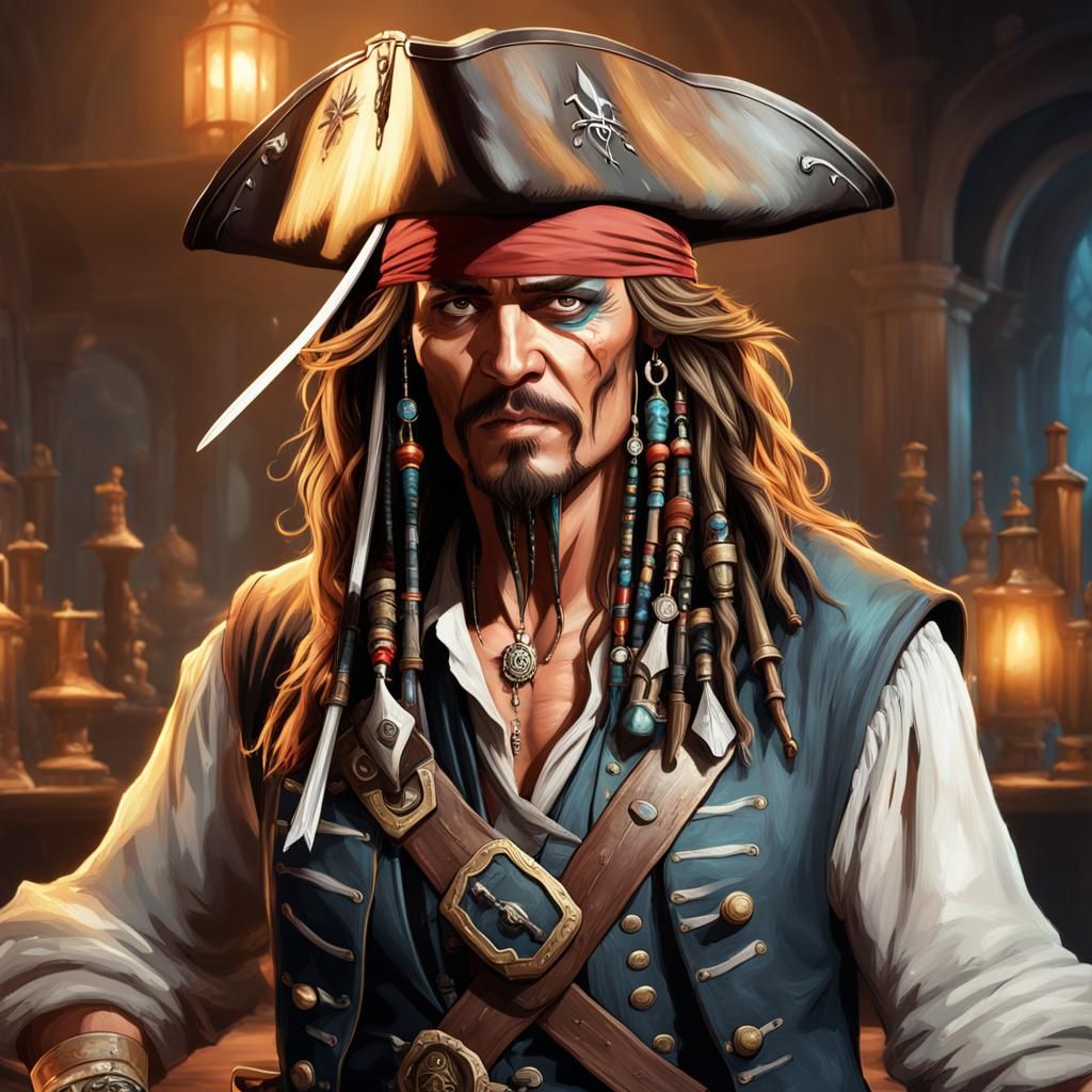 jack sparrow   by @sunset-on-a-beach