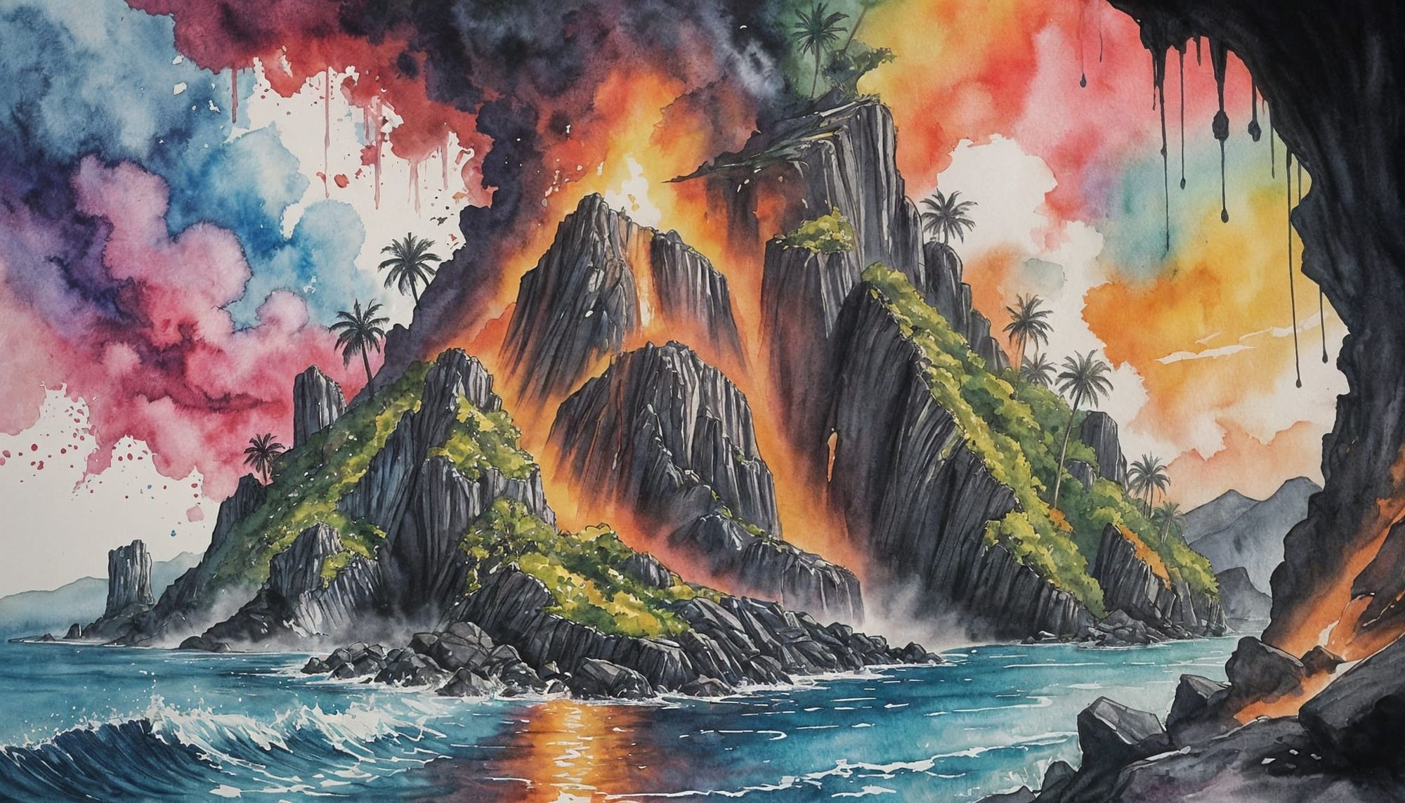 Volcanic Beauty, Creation through Destruction