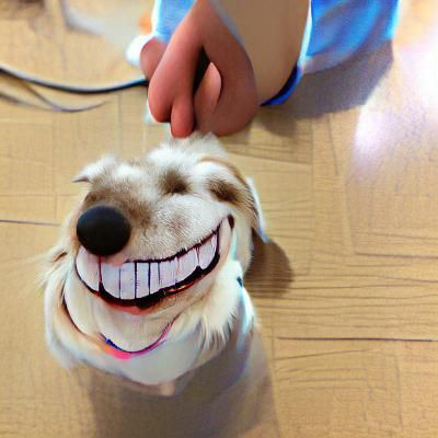 Smile dog - AI Generated Artwork - NightCafe Creator