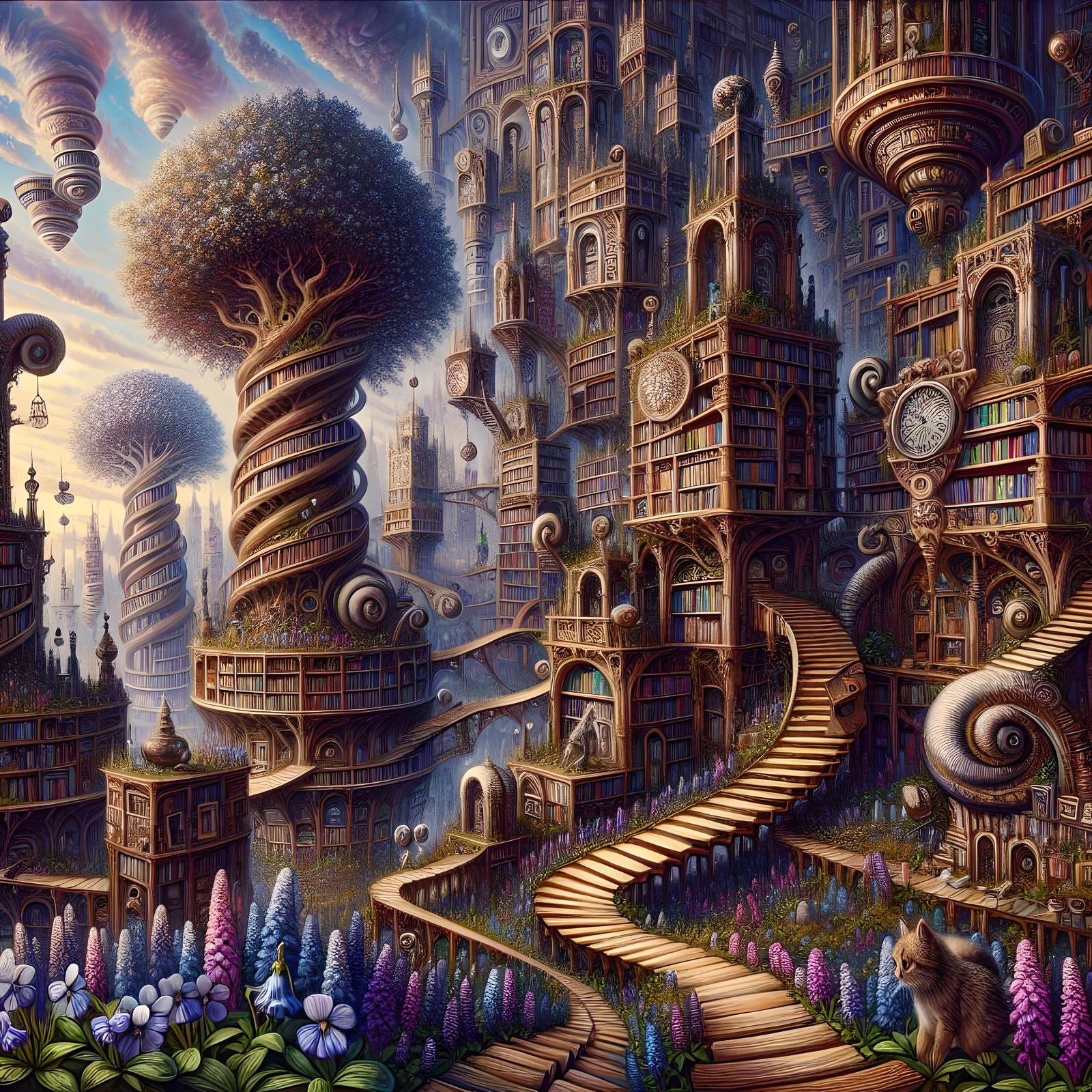 Bookshelfia  by @A Savage Is Born 