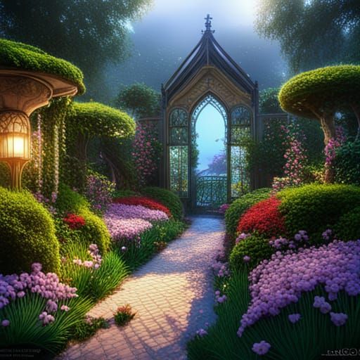 Secret flower garden