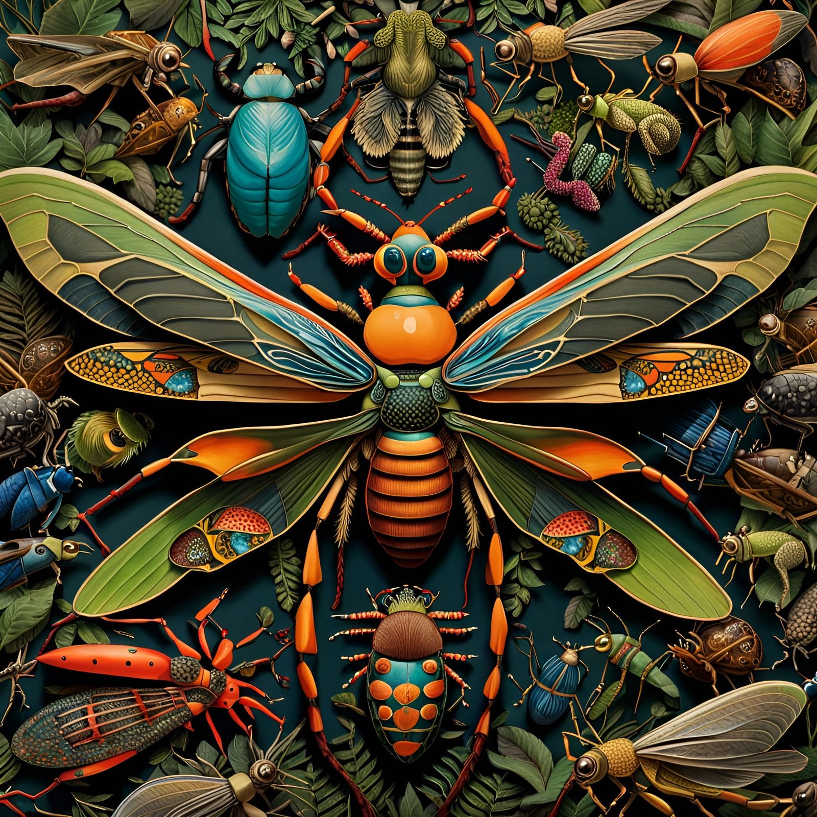 Insectarium - AI Generated Artwork - NightCafe Creator