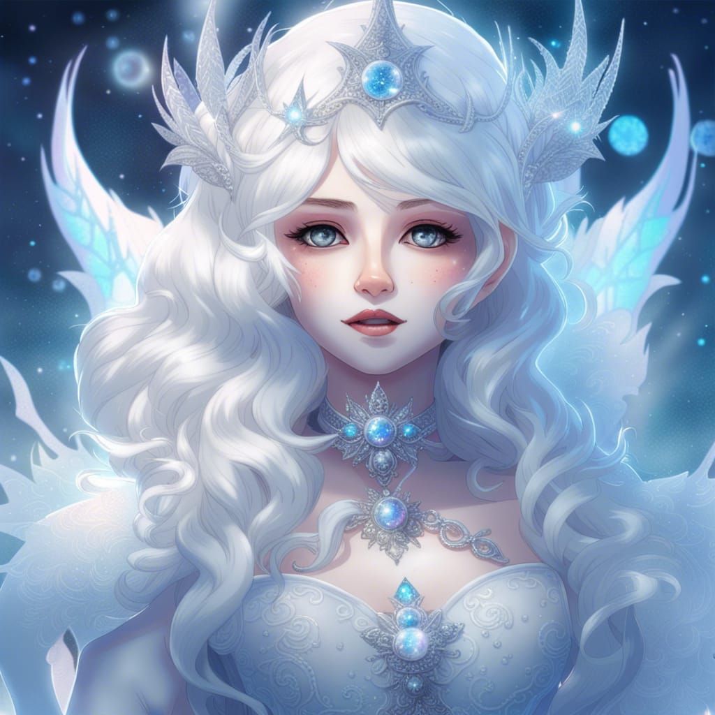 Snow queen - AI Generated Artwork - NightCafe Creator