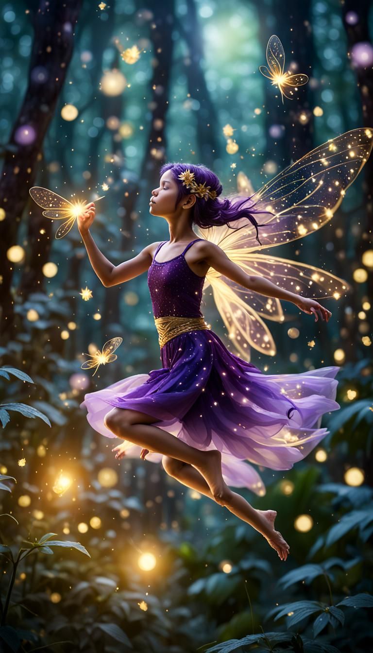 Flying Fairy  by @Daft Aertist